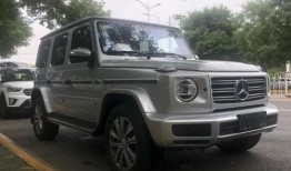 奔驰大g白色吃瓜